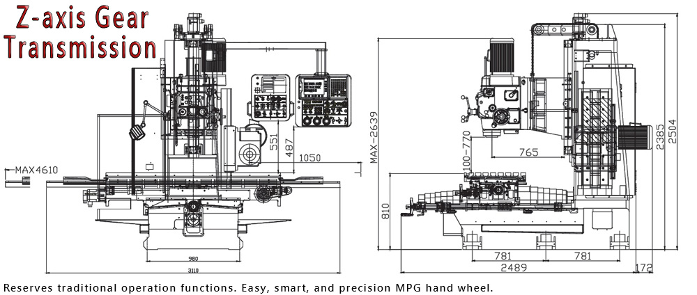 OX-5-50H Tradition CNC Milling Machine｜CHINE CHENS Machinery