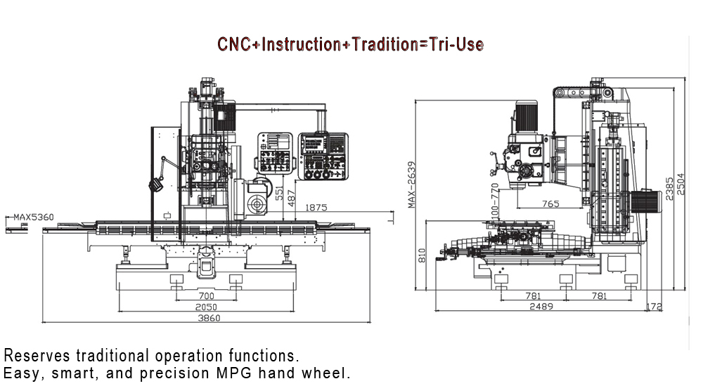 OX-6B-50HK Four Axis CNC Vertical/Horizontal Machine｜CHINE CHENS Machinery