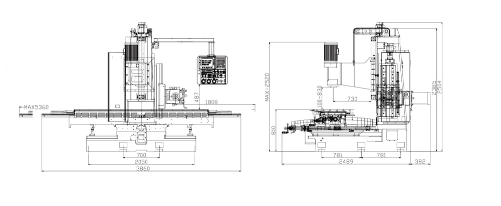 OX-6BG-40HK Four Axis CNC Milling Machine｜CHINE CHENS Machinery